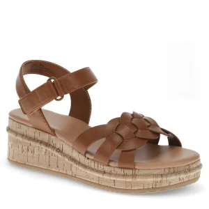 Baretraps Wedge Sandals^Lena Wedge Sandal DarkBeechnut