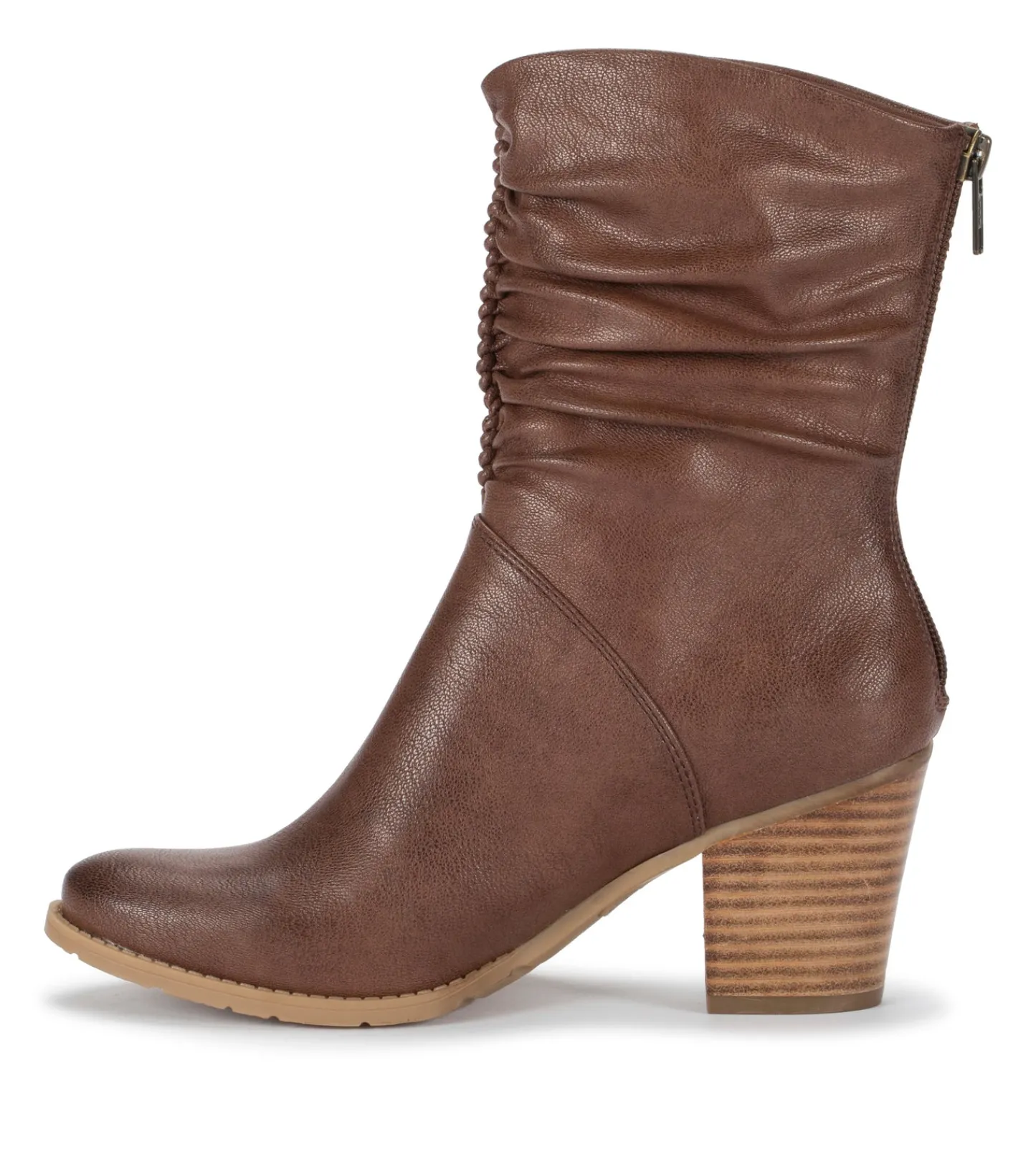 Baretraps Booties^Leslie Block Heel Slouch Boot BrushBrown