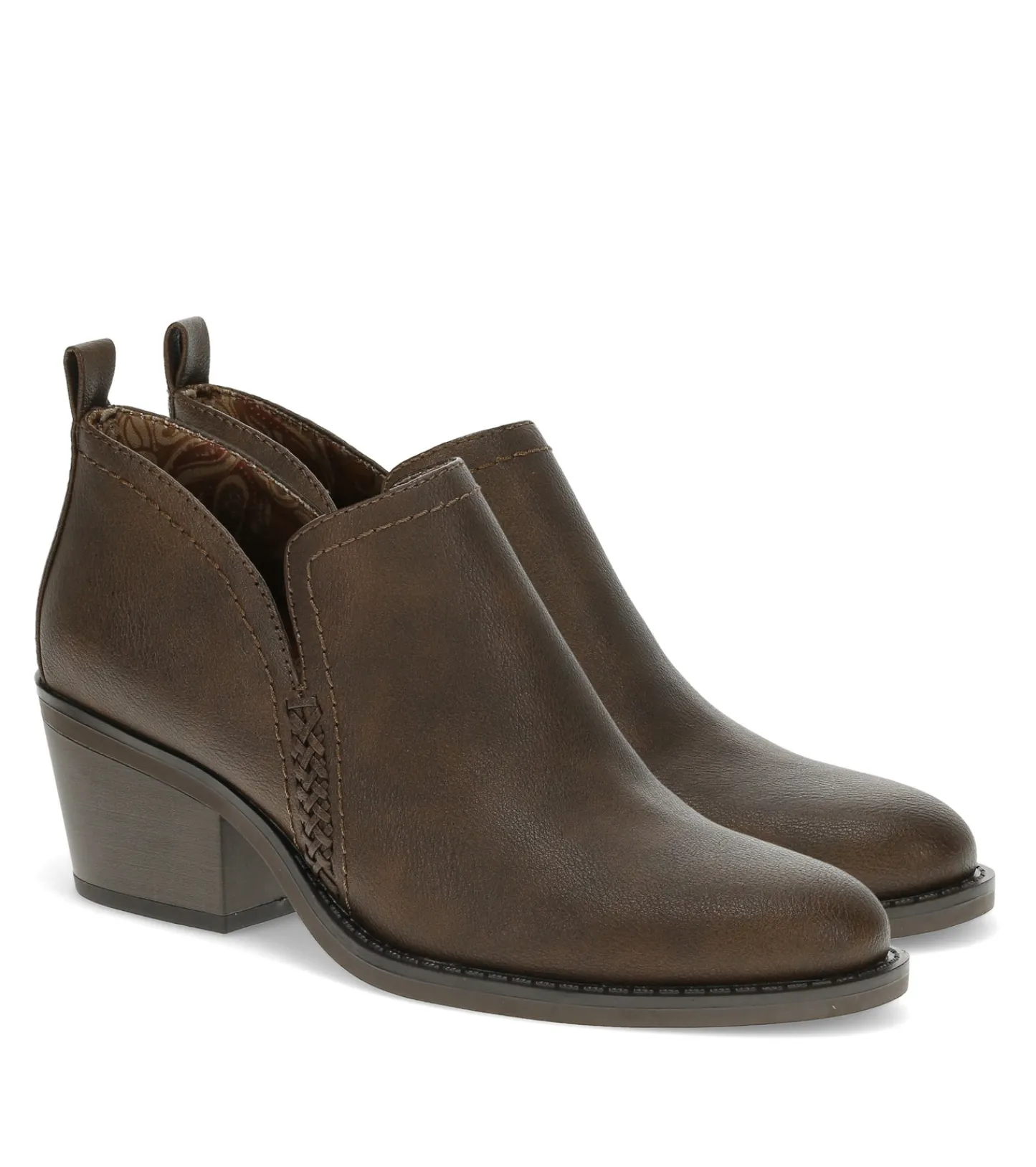 Baretraps Booties^Lidian Ankle Bootie DarkBrown
