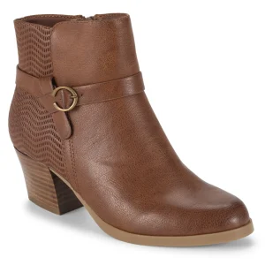 Baretraps Booties^Linda Block Heel Bootie Cognac