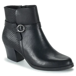 Baretraps Booties^Linda Block Heel Bootie Black