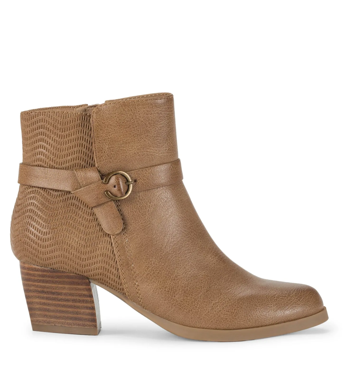 Baretraps Booties^Linda Block Heel Bootie SaltedCaramel