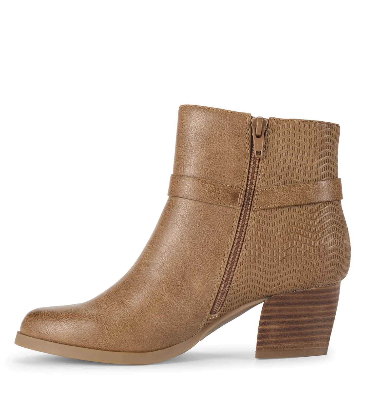 Baretraps Booties^Linda Block Heel Bootie SaltedCaramel