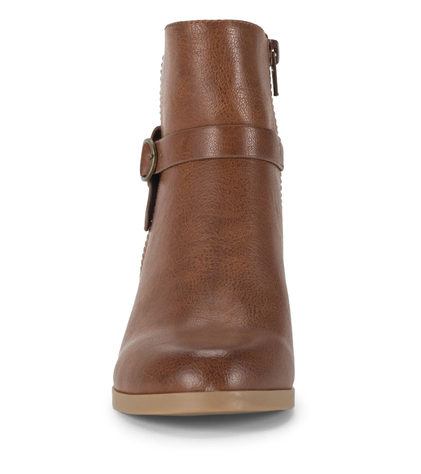 Baretraps Booties^Linda Block Heel Bootie Cognac