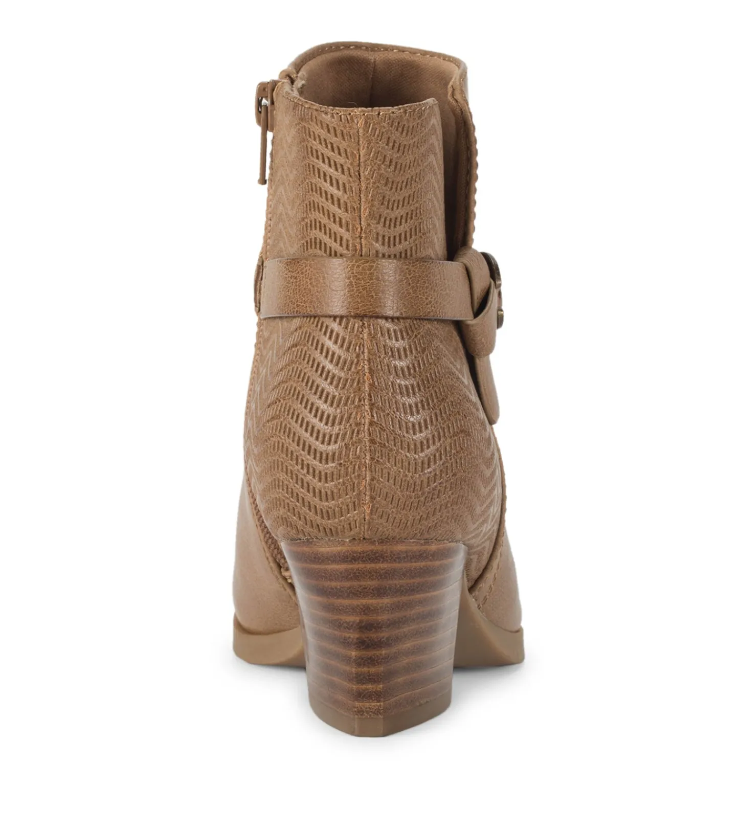 Baretraps Booties^Linda Block Heel Bootie SaltedCaramel