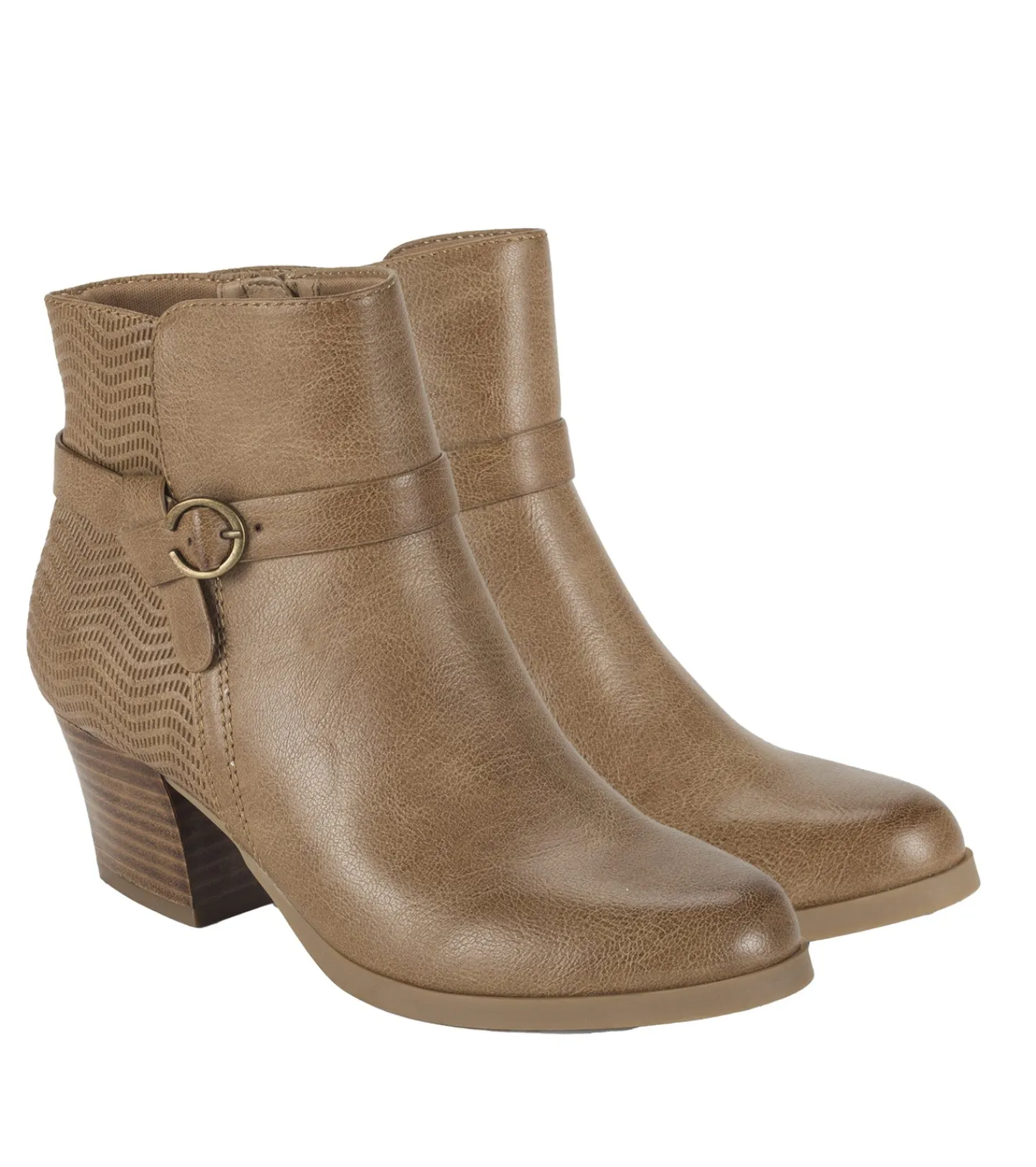 Baretraps Booties^Linda Block Heel Bootie SaltedCaramel