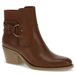 Baretraps Booties^Luella Block Heel Bootie Cognac