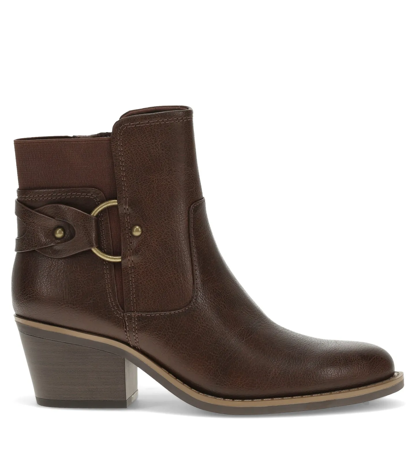 Baretraps Booties^Luella Block Heel Bootie DarkBrown