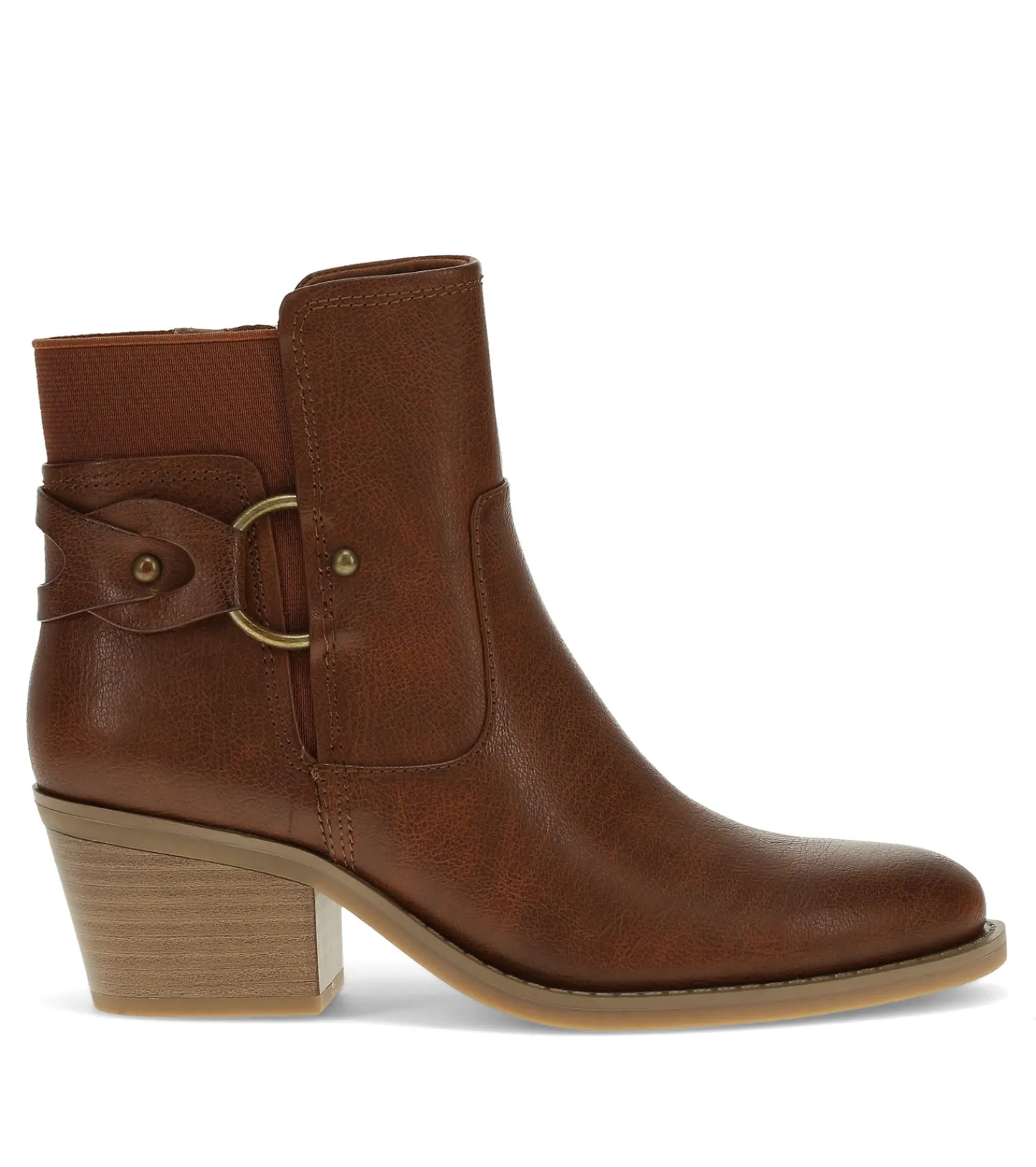 Baretraps Booties^Luella Block Heel Bootie Cognac