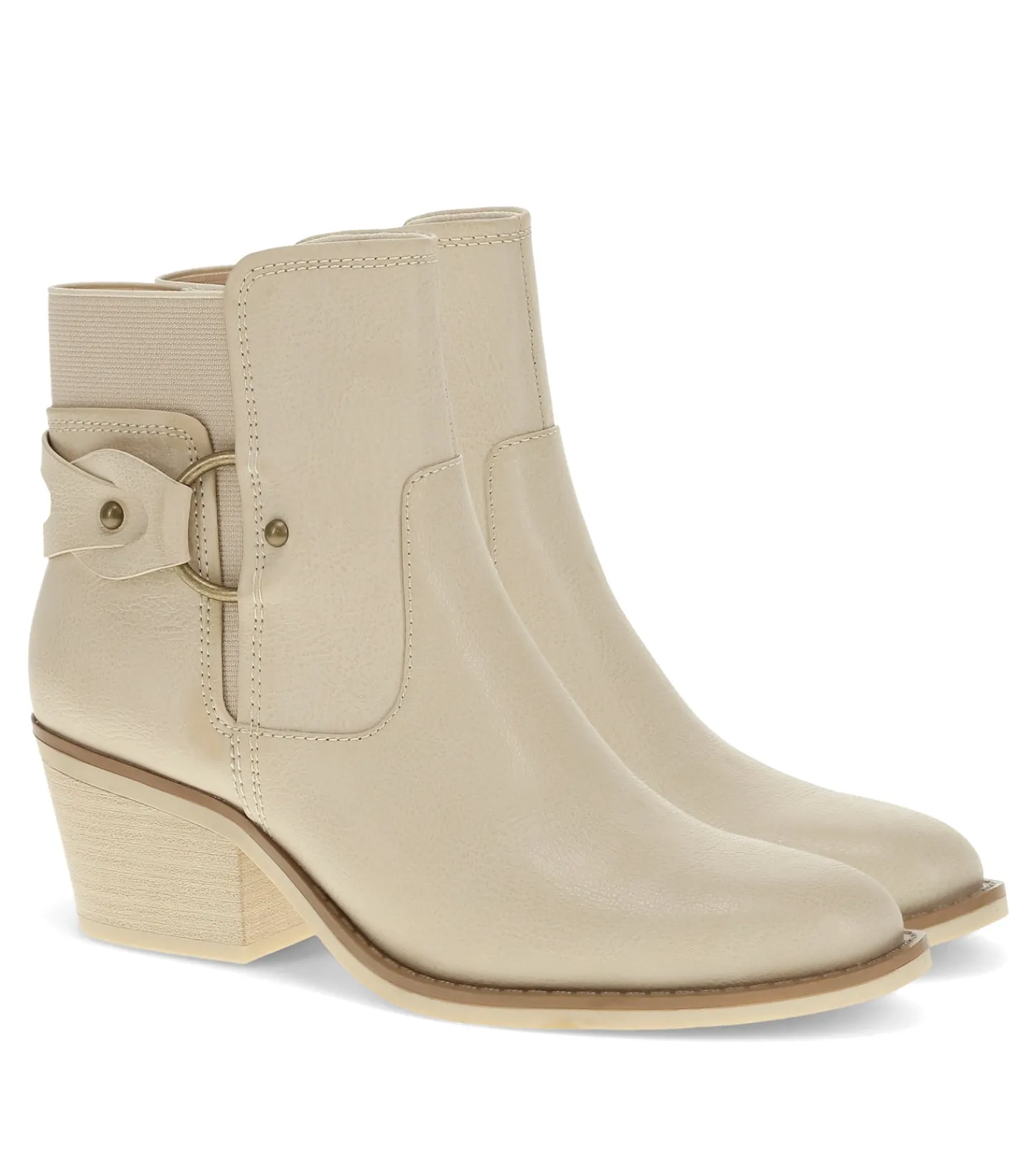 Baretraps Booties^Luella Block Heel Bootie Milkyway