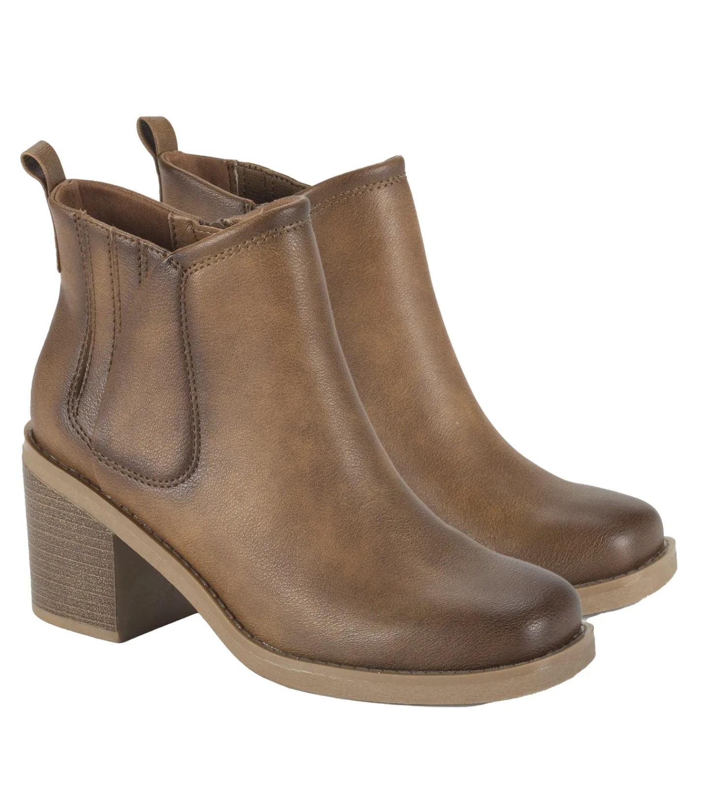 Baretraps Booties^Maria Block Heel Bootie Auburn