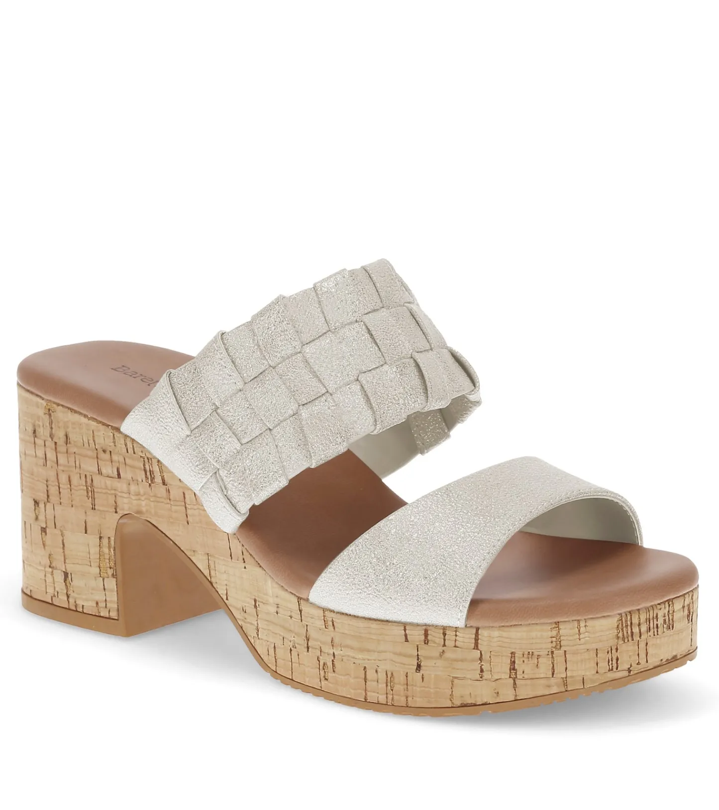Baretraps Slides & Slip On Sandals^Mavis Block Heel Slide Sandal Champagne