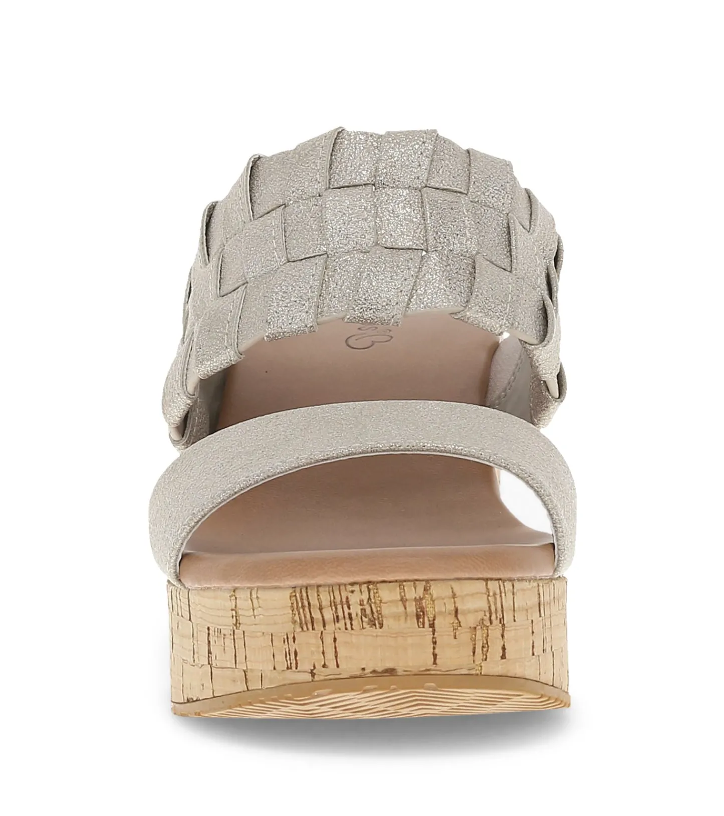 Baretraps Slides & Slip On Sandals^Mavis Block Heel Slide Sandal Champagne