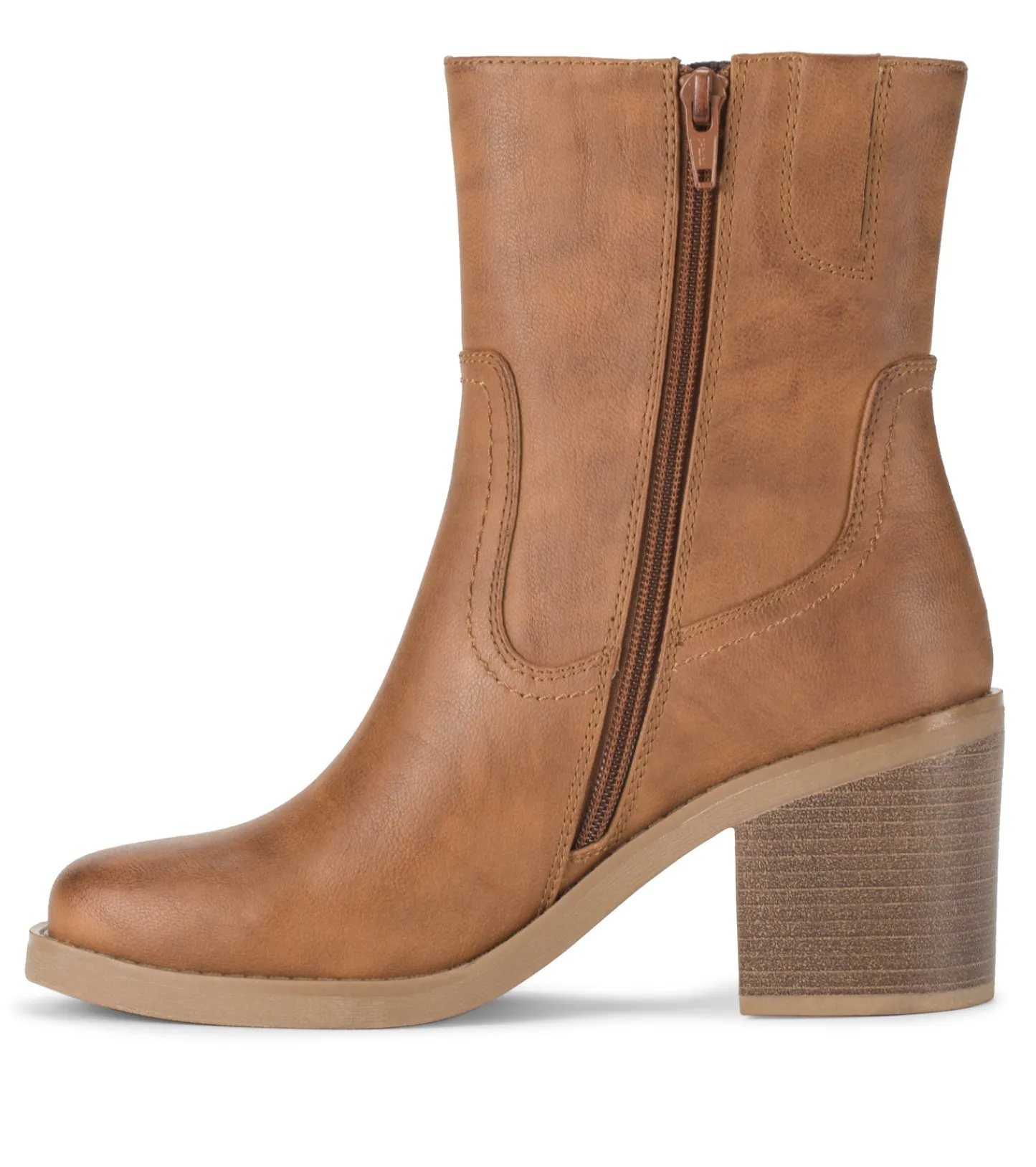 Baretraps Booties^Mckenna Mid Calf Boot Cognac