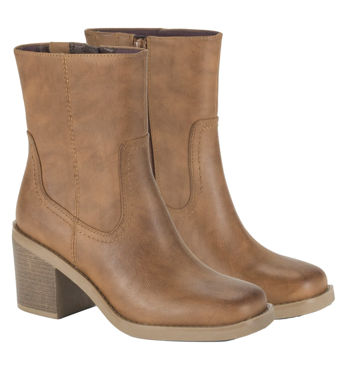Baretraps Booties^Mckenna Mid Calf Boot Cognac