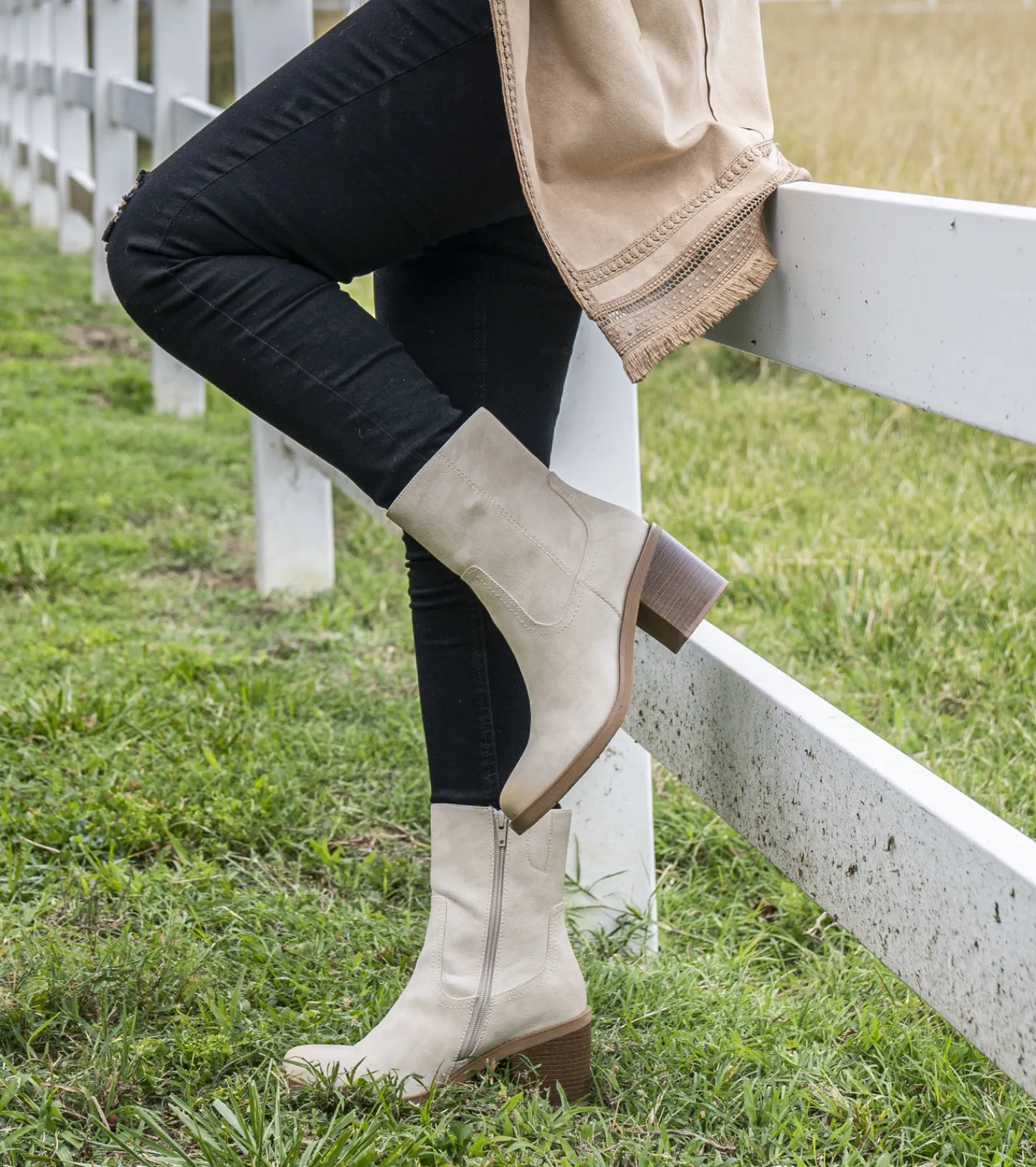Baretraps Booties^Mckenna Mid Calf Boot Milkyway