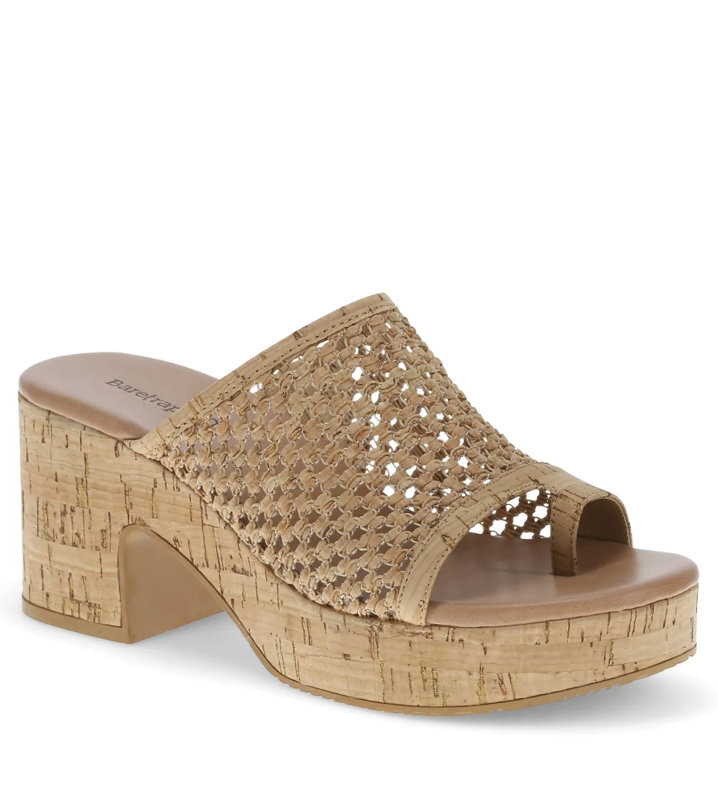 Baretraps Slides & Slip On Sandals^Michaela Block Heel Sandal NaturalCork