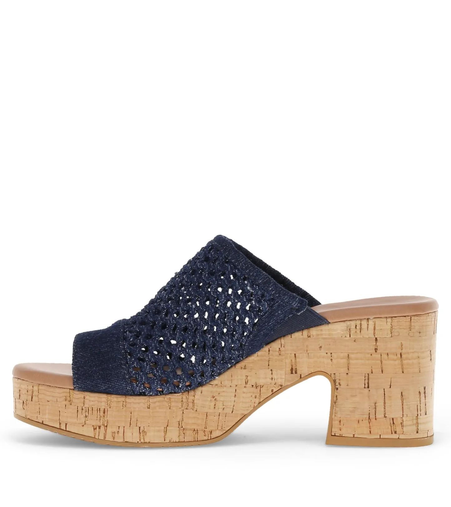 Baretraps Slides & Slip On Sandals^Michaela Block Heel Sandal DarkDenim
