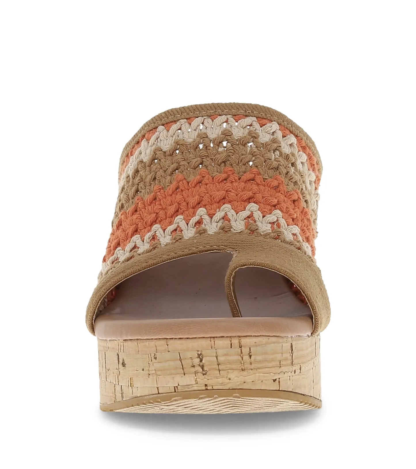 Baretraps Slides & Slip On Sandals^Michaela Block Heel Sandal OrangeAidMulti