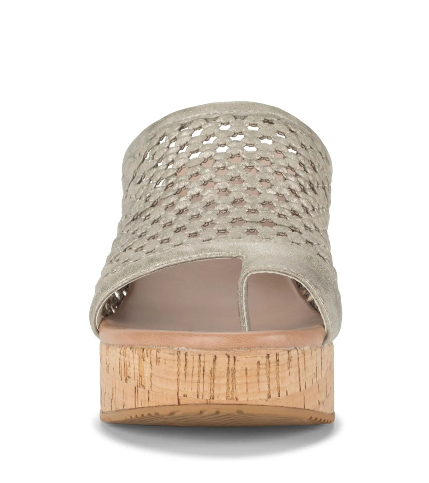 Baretraps Slides & Slip On Sandals^Michaela Block Heel Sandal Champagne