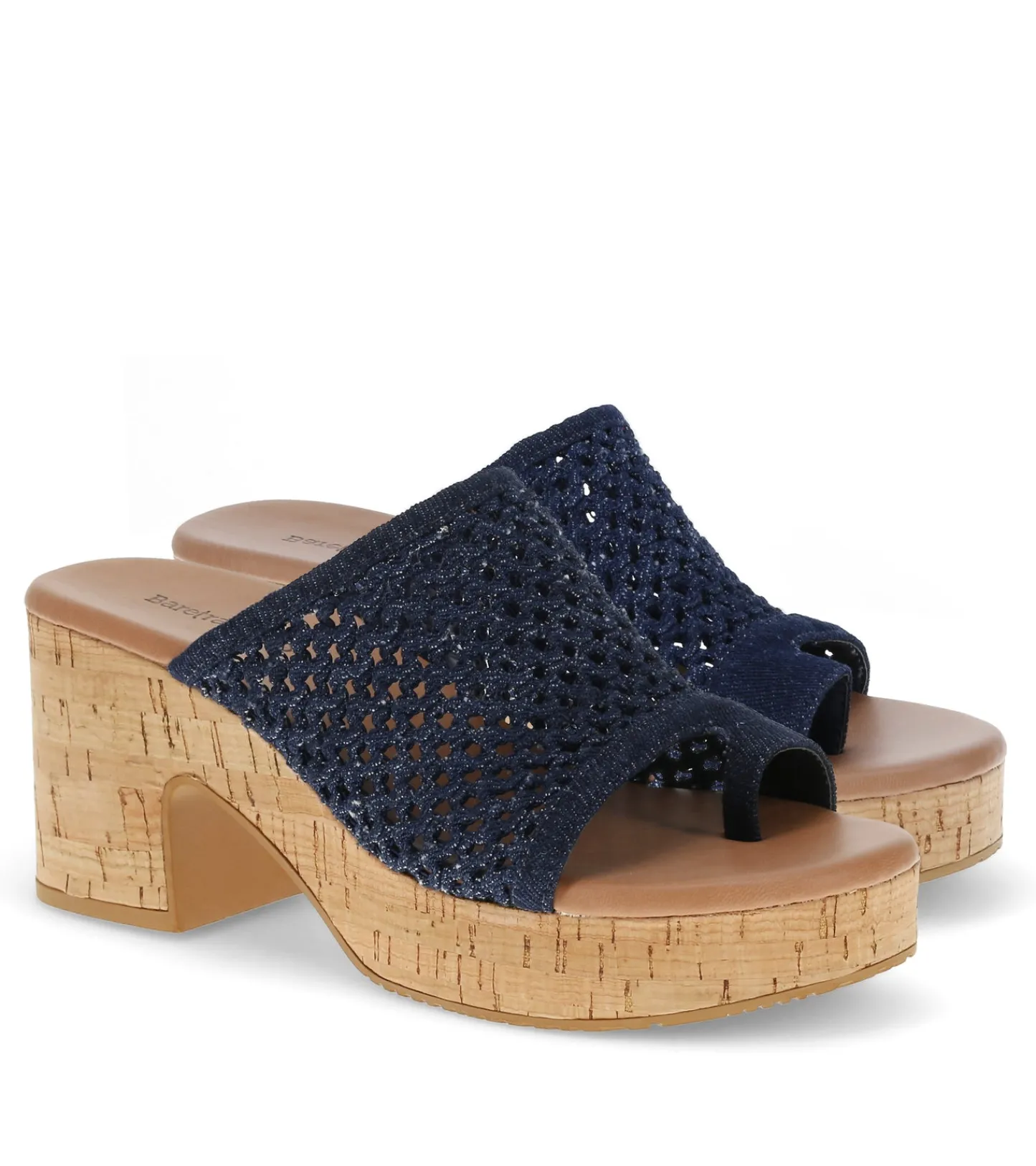 Baretraps Slides & Slip On Sandals^Michaela Block Heel Sandal DarkDenim