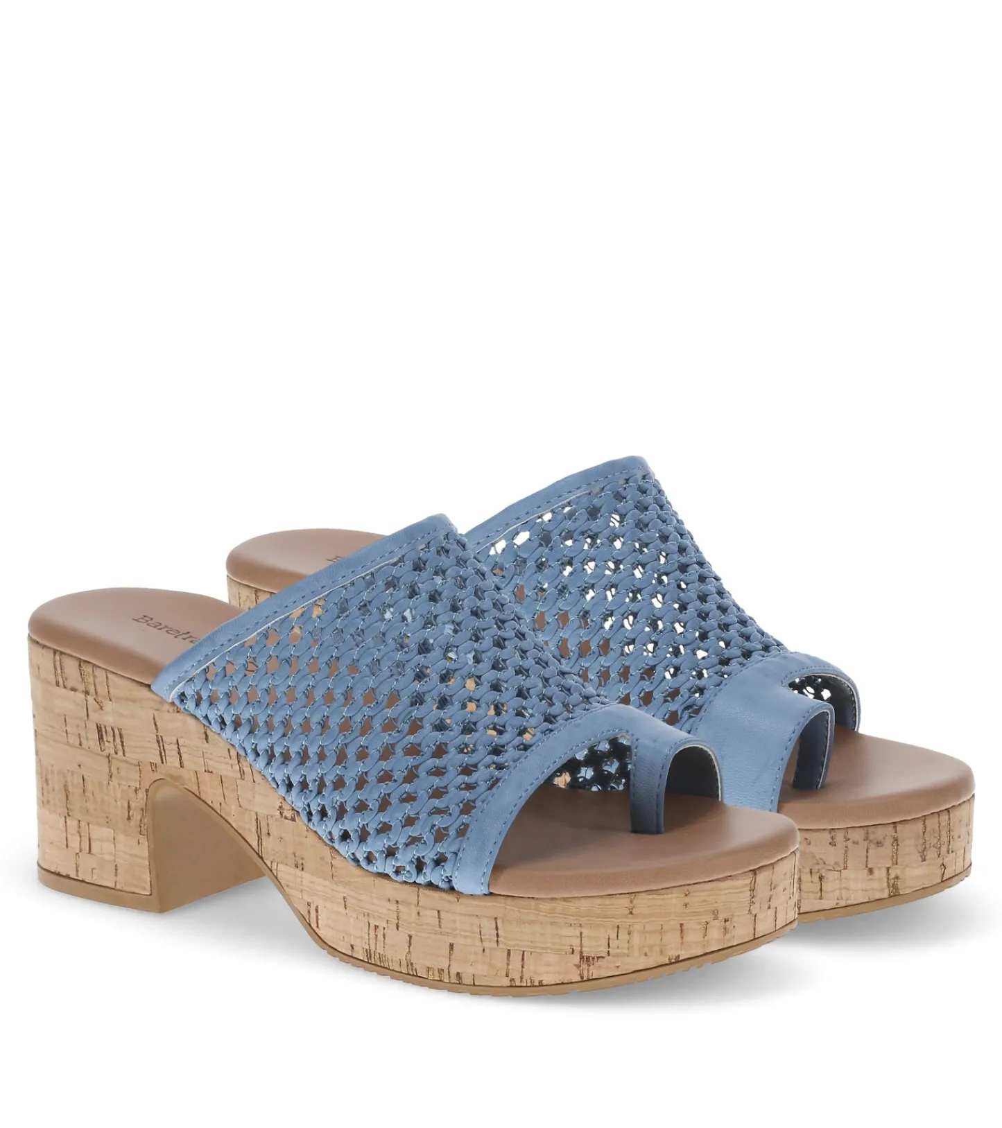 Baretraps Slides & Slip On Sandals^Michaela Block Heel Sandal IslandBlue