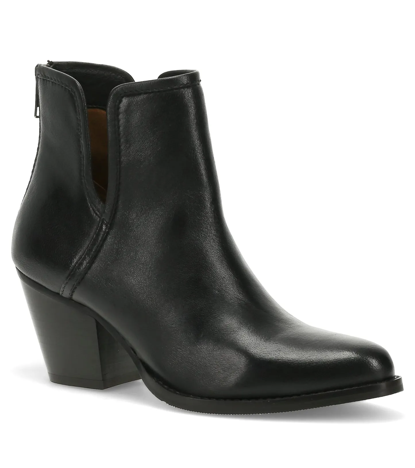 Baretraps Booties^Nanny Block Heel Bootie BlackLeather
