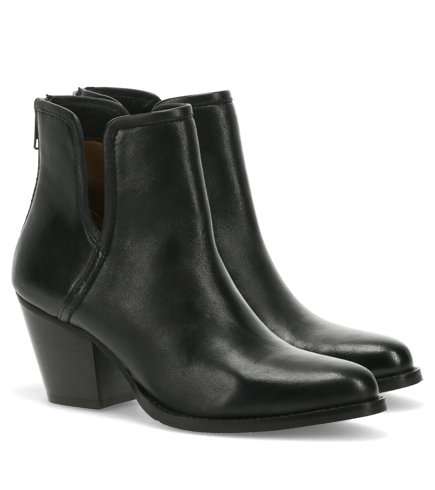 Baretraps Booties^Nanny Block Heel Bootie BlackLeather