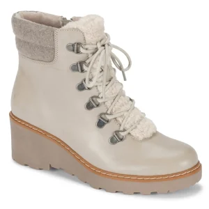 Baretraps Booties^Nasha Lace Up Wedge Bootie Taupe