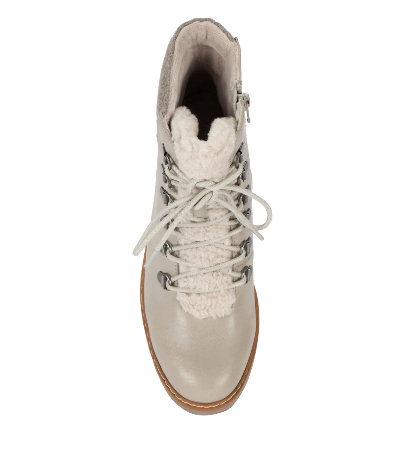 Baretraps Booties^Nasha Lace Up Wedge Bootie Taupe