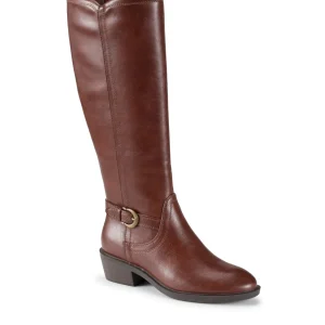 Baretraps Knee High Boots^Nena Riding Boot Mahogany