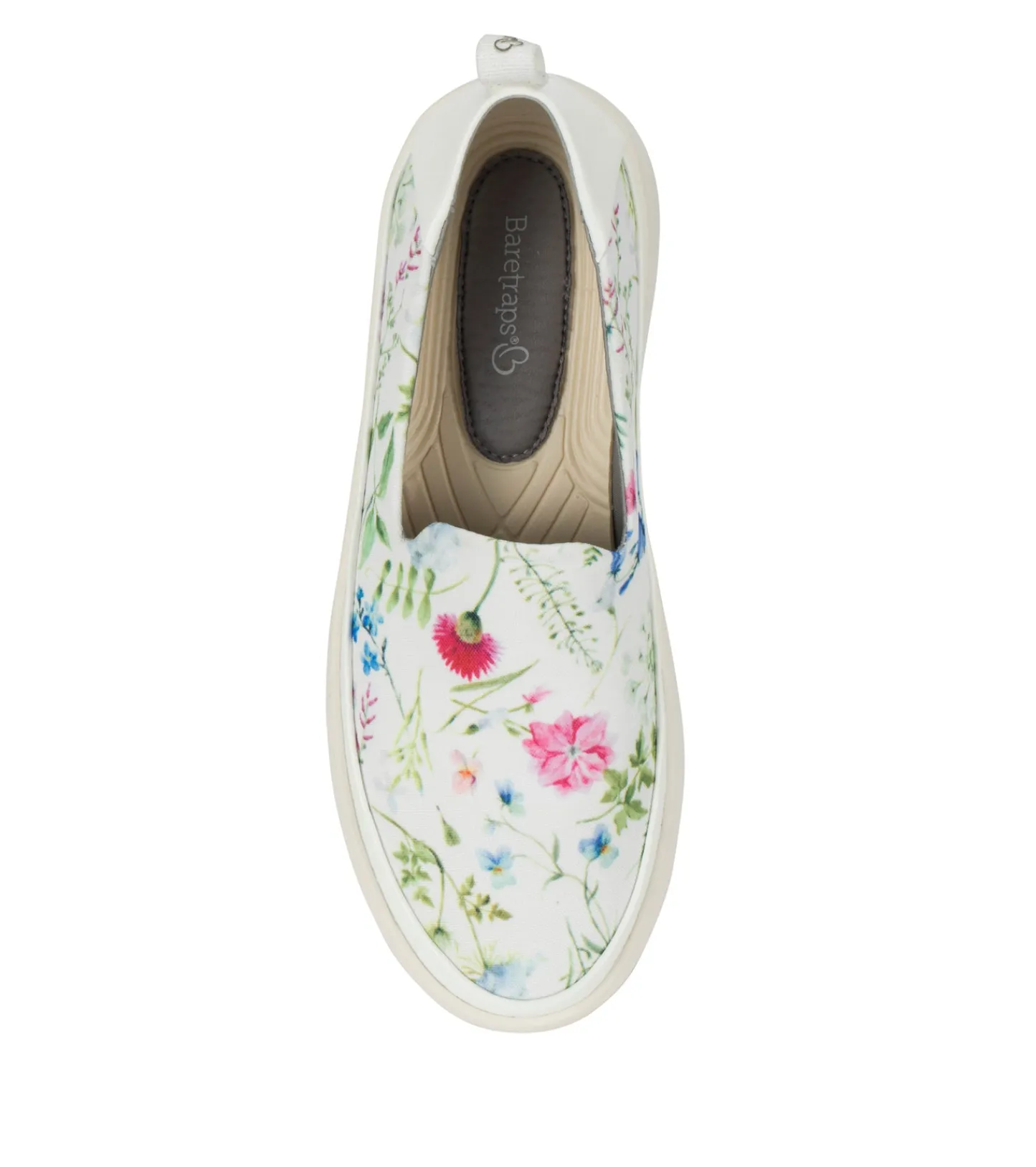 Baretraps Flats & Loafers | Sneakers^Nevin Slip On Sneaker WhiteMultiFlowerCanvas
