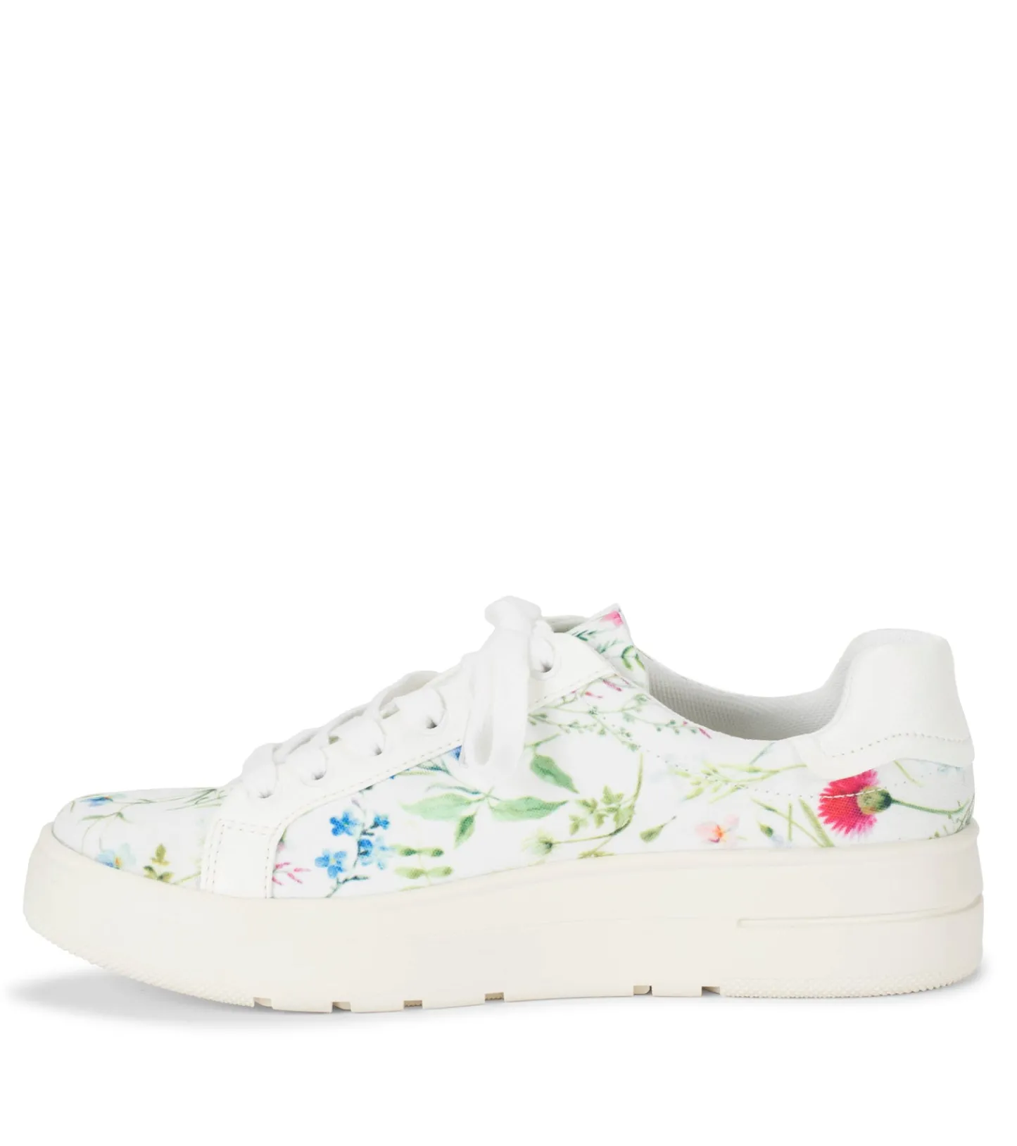 Baretraps Flats & Loafers | Sneakers^Nishelle Lace Up Sneaker White/MultiFlowerCanvas