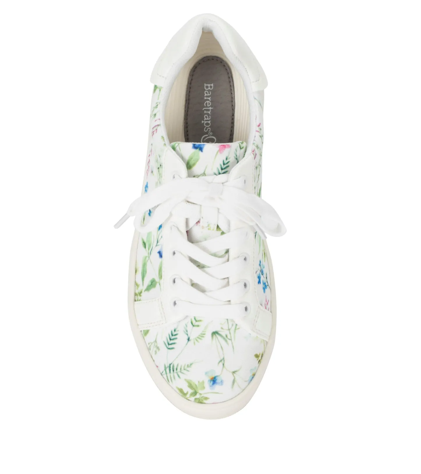 Baretraps Flats & Loafers | Sneakers^Nishelle Lace Up Sneaker White/MultiFlowerCanvas