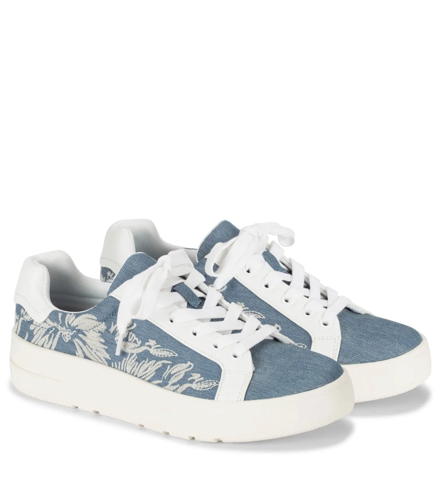 Baretraps Flats & Loafers | Sneakers^Nishelle Lace Up Sneaker LightBlue/WhiteFlower