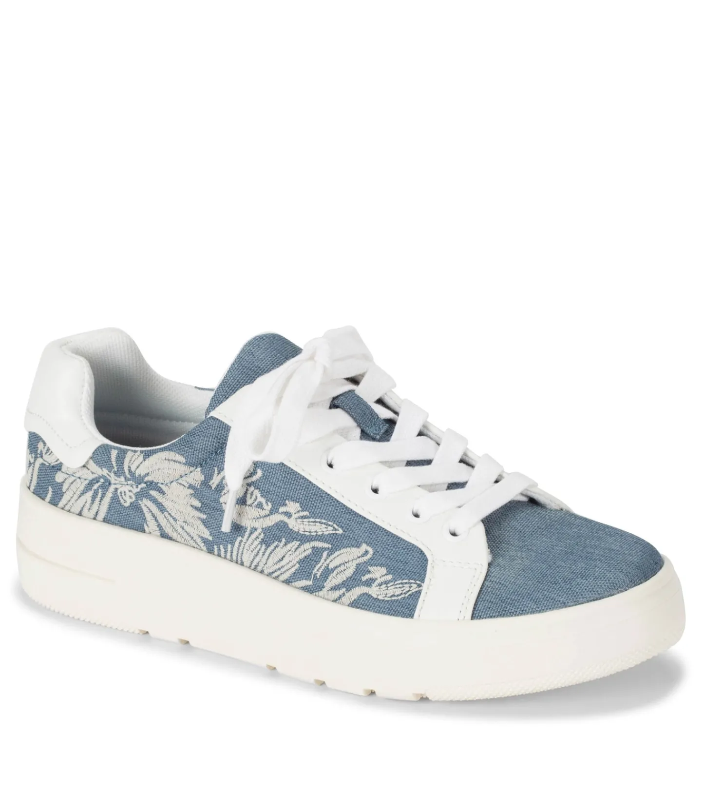 Baretraps Flats & Loafers | Sneakers^Nishelle Lace Up Sneaker LightBlue/WhiteFlower
