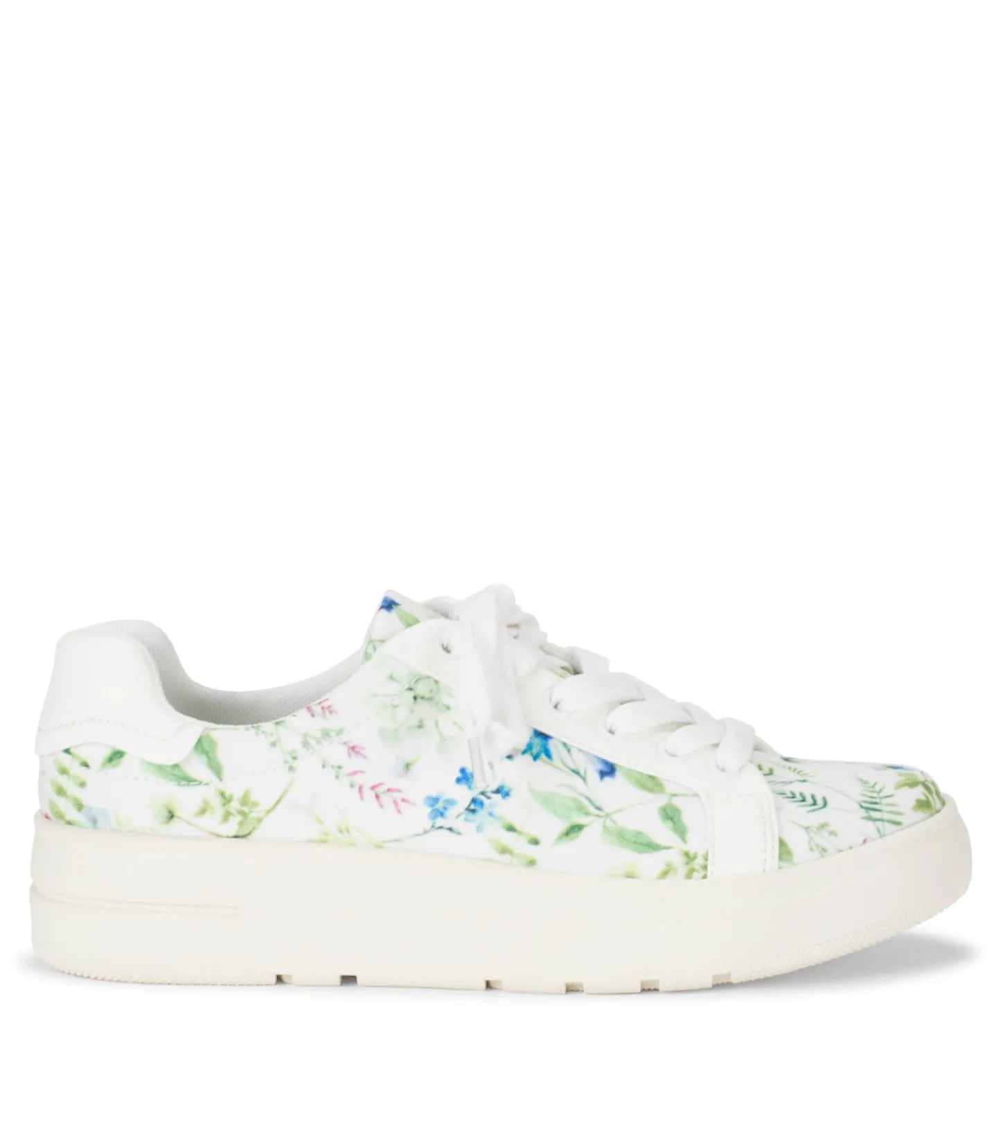 Baretraps Flats & Loafers | Sneakers^Nishelle Lace Up Sneaker White/MultiFlowerCanvas