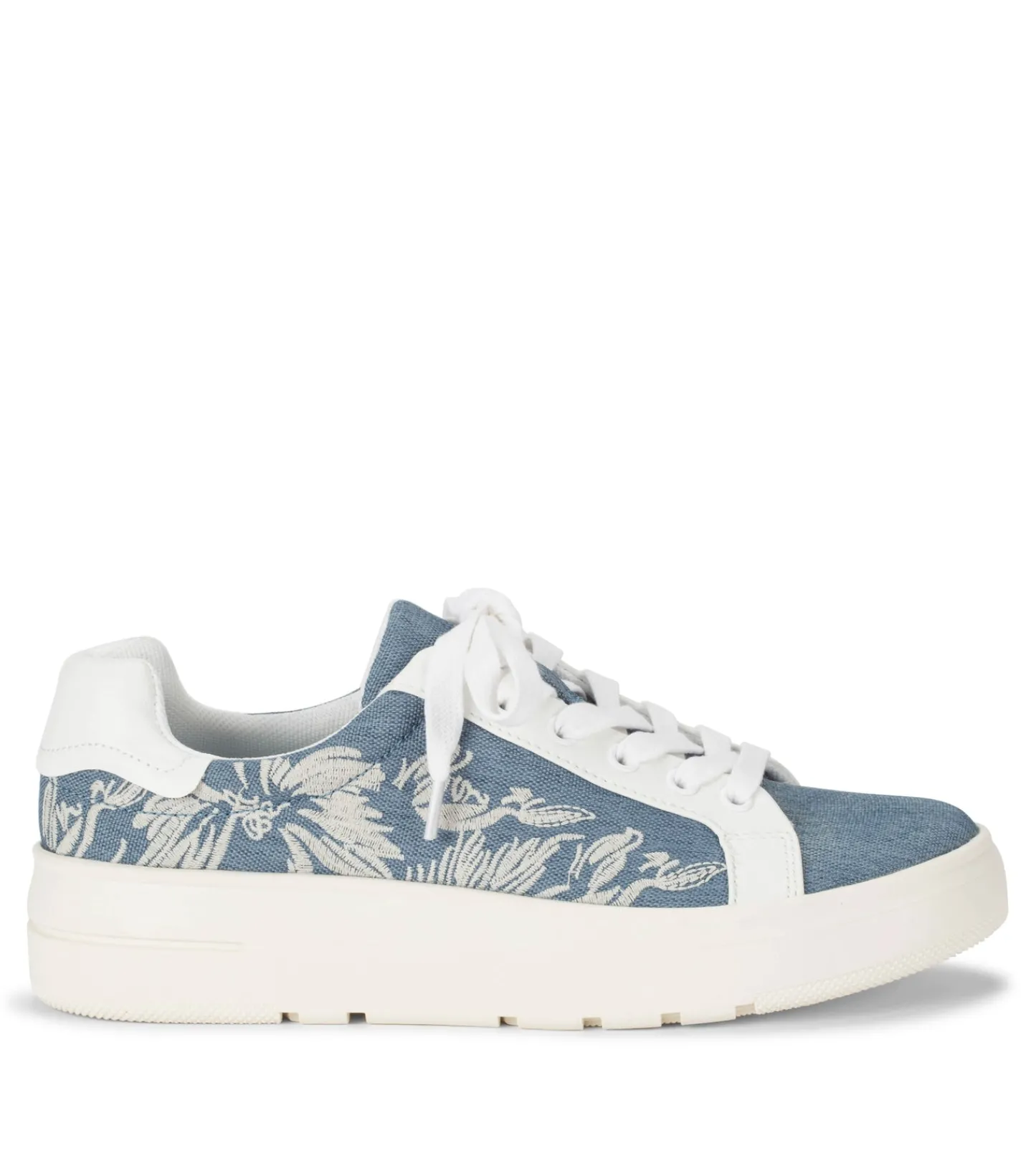 Baretraps Flats & Loafers | Sneakers^Nishelle Lace Up Sneaker LightBlue/WhiteFlower