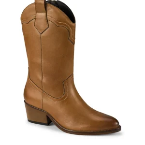 Baretraps Knee High Boots^Nita Western Boot CognacLeather