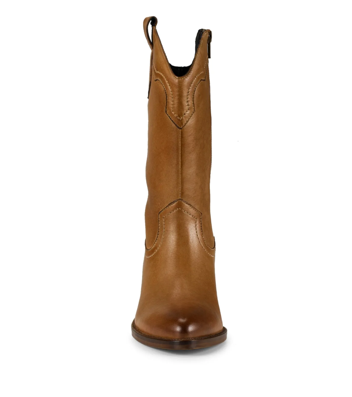 Baretraps Knee High Boots^Nita Western Boot CognacLeather