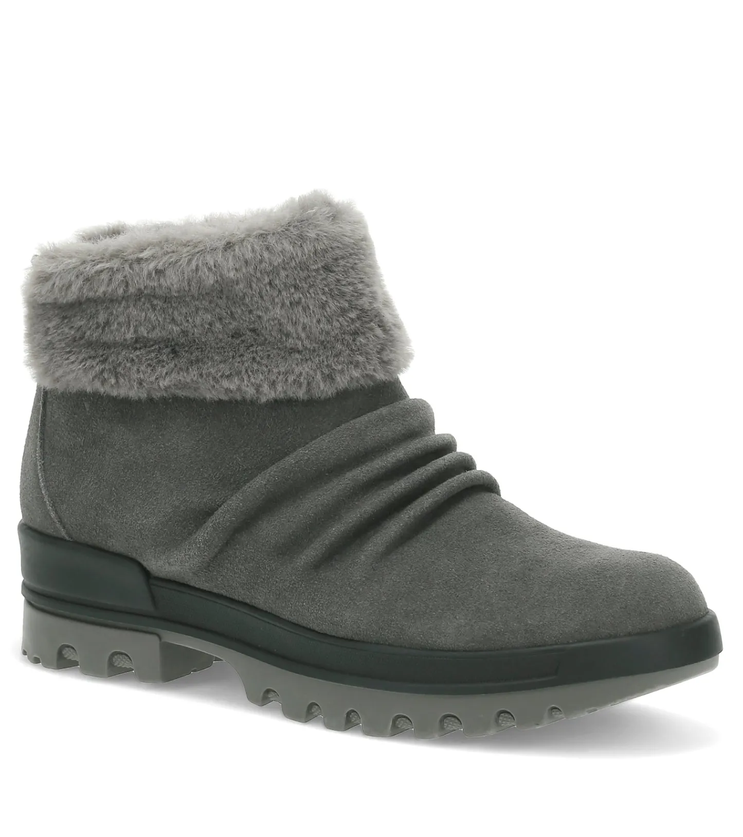 Baretraps Booties^Nuri Cold Weather Bootie DarkGreySuede