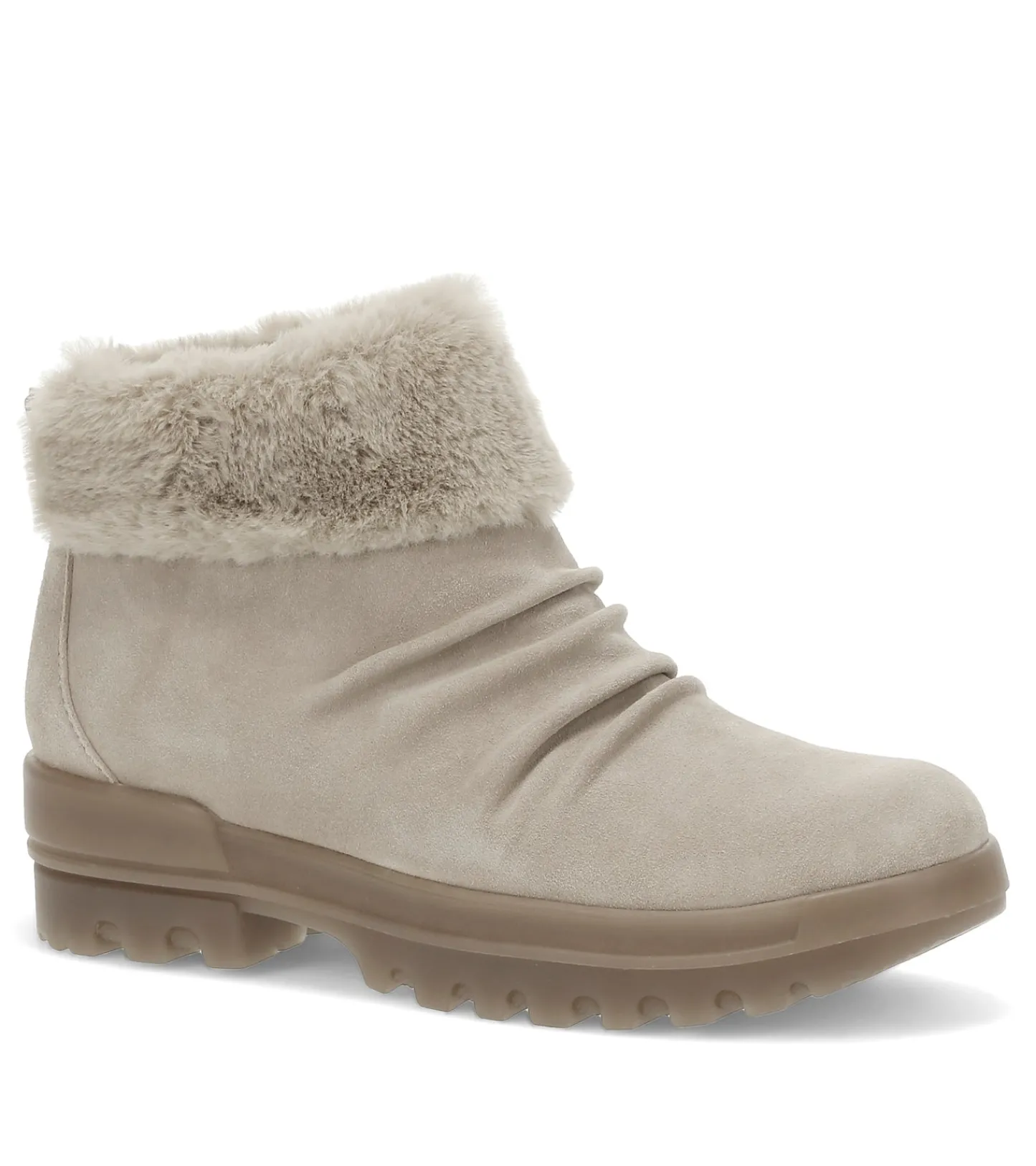 Baretraps Booties^Nuri Cold Weather Bootie TaupeIceSuede