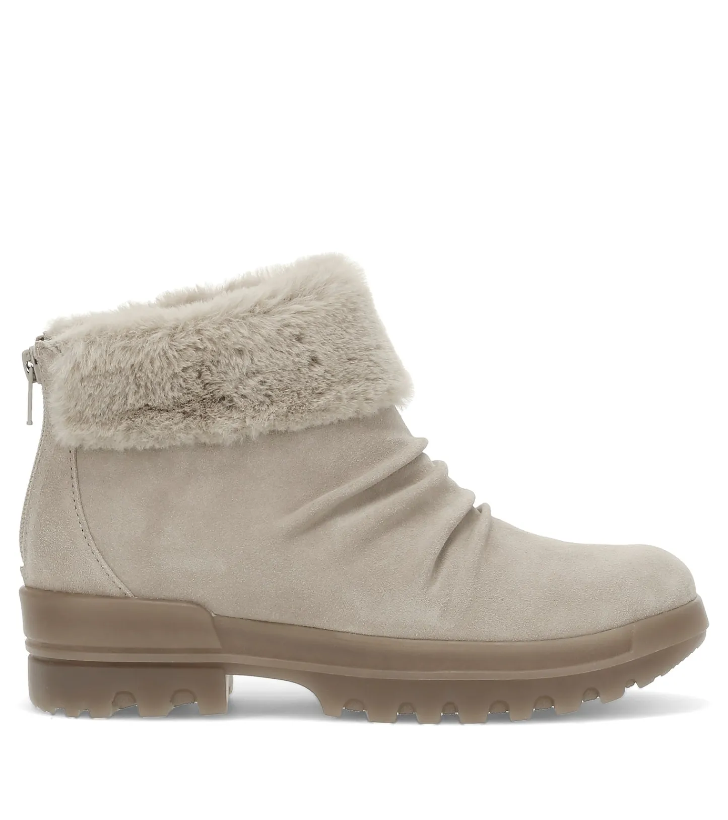 Baretraps Booties^Nuri Cold Weather Bootie TaupeIceSuede