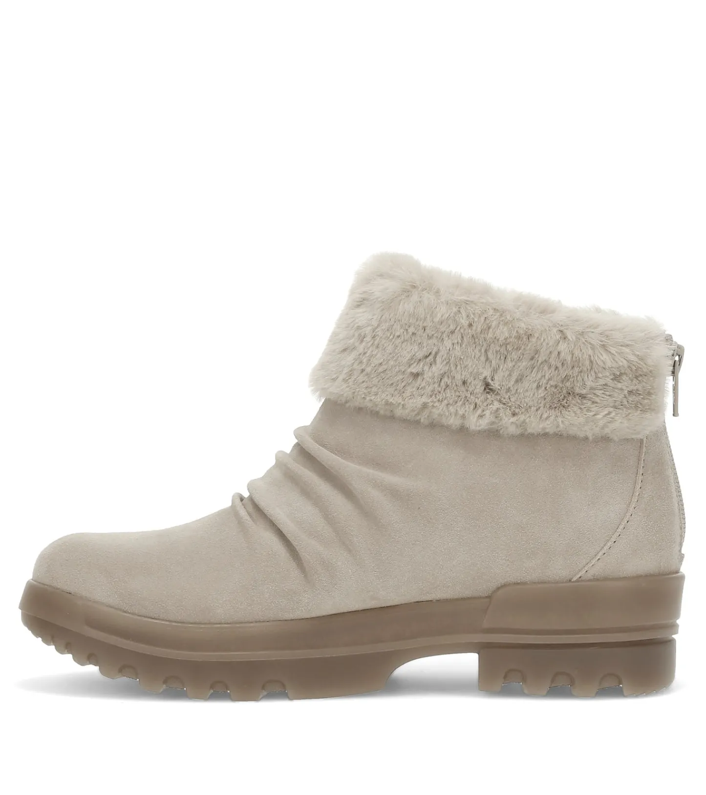 Baretraps Booties^Nuri Cold Weather Bootie TaupeIceSuede