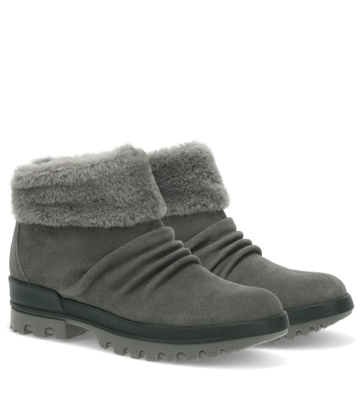 Baretraps Booties^Nuri Cold Weather Bootie DarkGreySuede