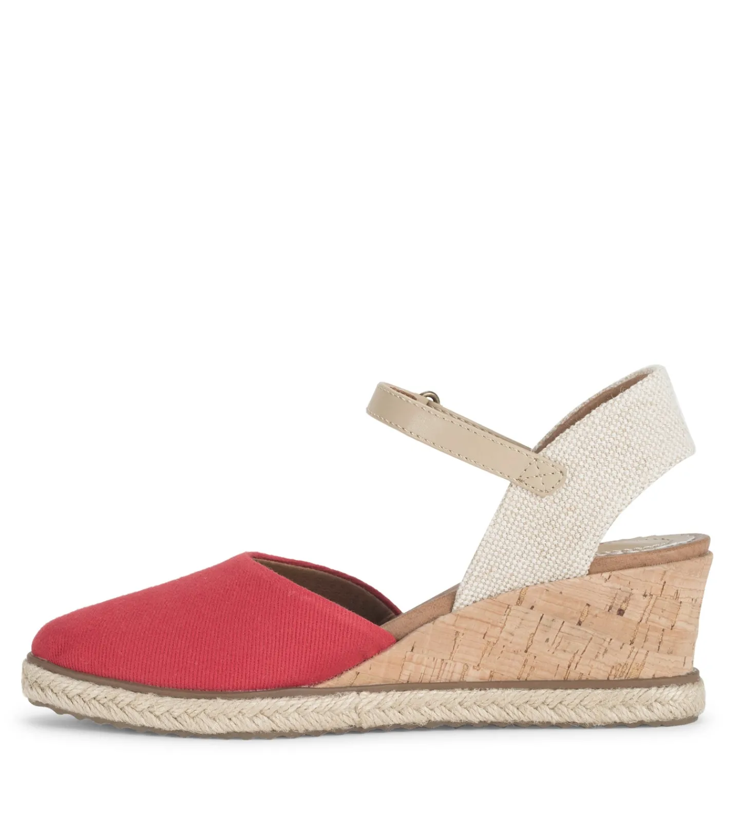 Baretraps Wedge Sandals^Ocean Closed Toe Wedge Sandal Red