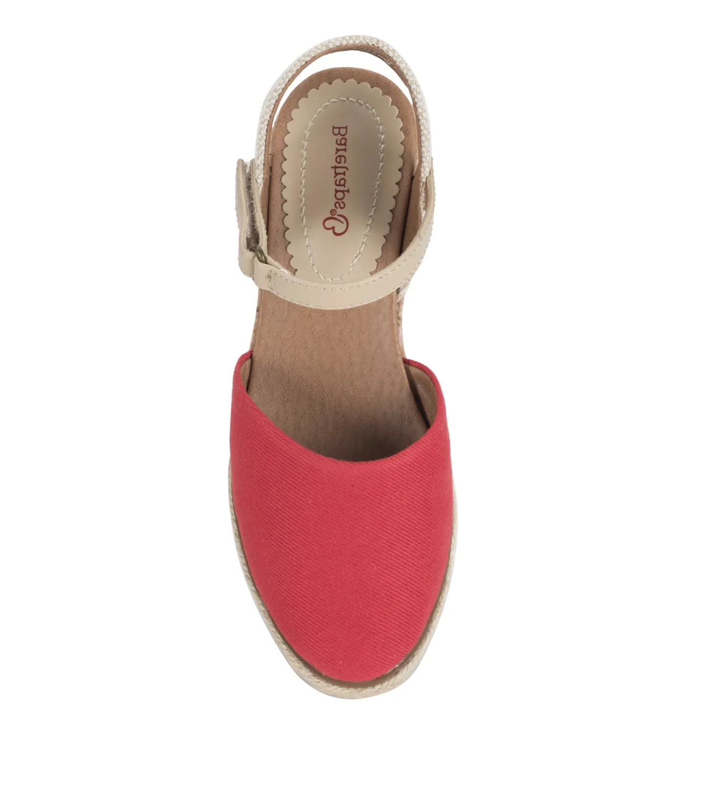 Baretraps Wedge Sandals^Ocean Closed Toe Wedge Sandal Red
