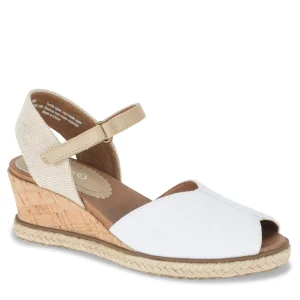 Baretraps Wedge Sandals^Odetta Espadrille Wedge Sandal WhiteCanvas