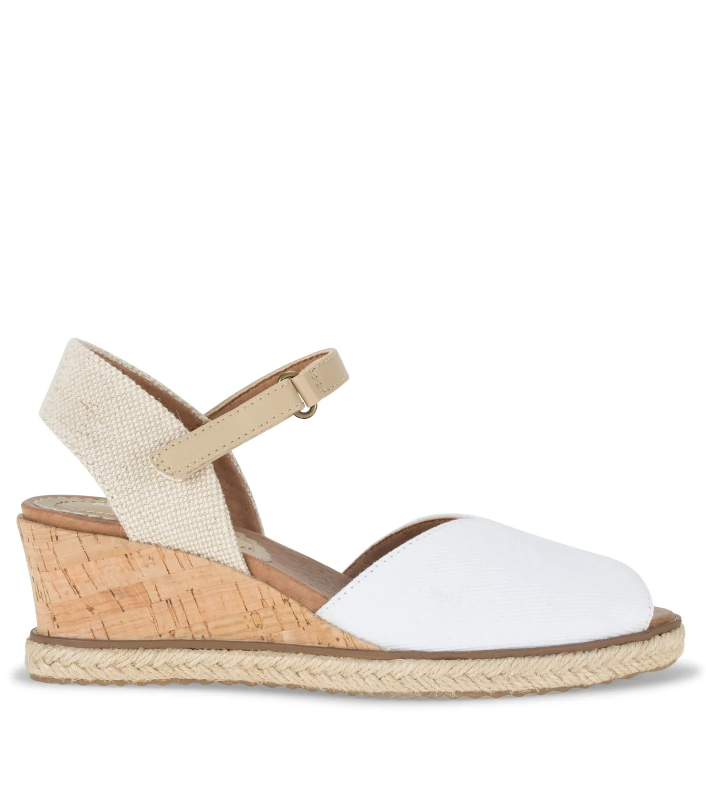 Baretraps Wedge Sandals^Odetta Espadrille Wedge Sandal WhiteCanvas