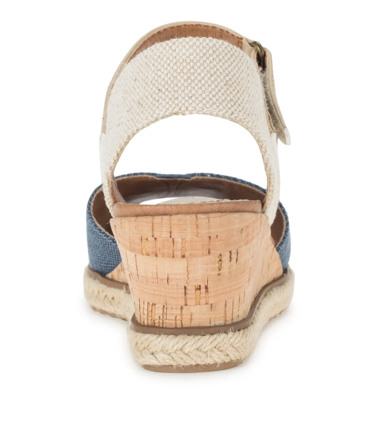 Baretraps Wedge Sandals^Odetta Espadrille Wedge Sandal NavyBlueCanvas